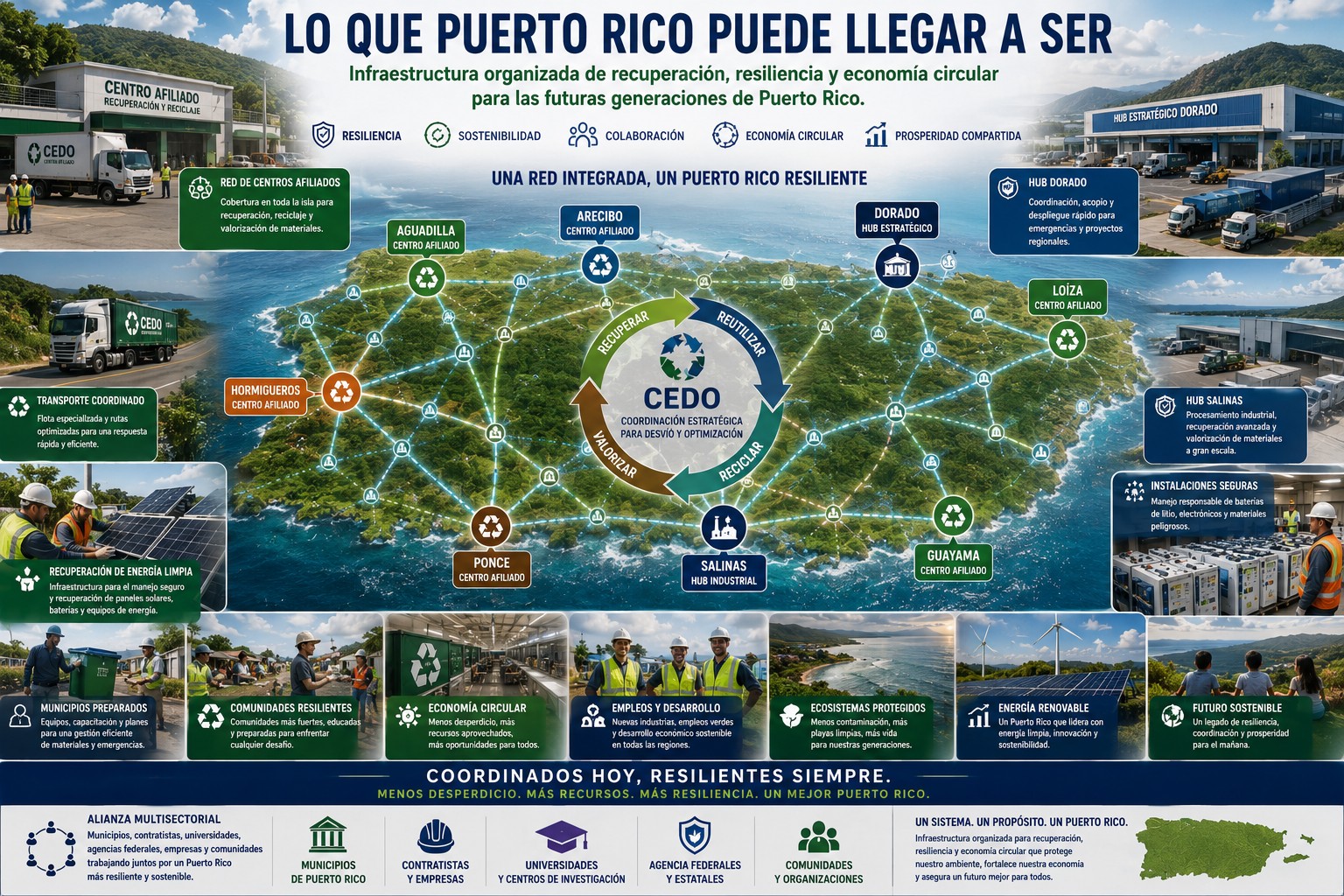 CEDO Puerto Rico coordination map